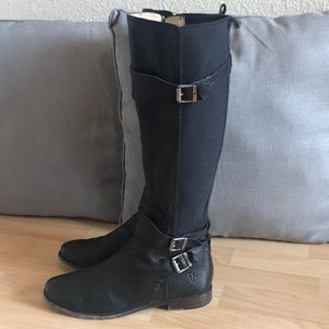 Frye Brand knee high black boots